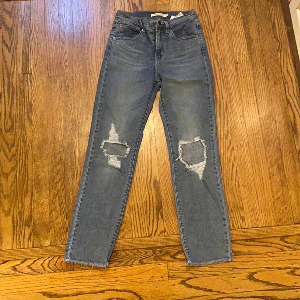 Levi’s 724 High Rise Straight Crop Jeans